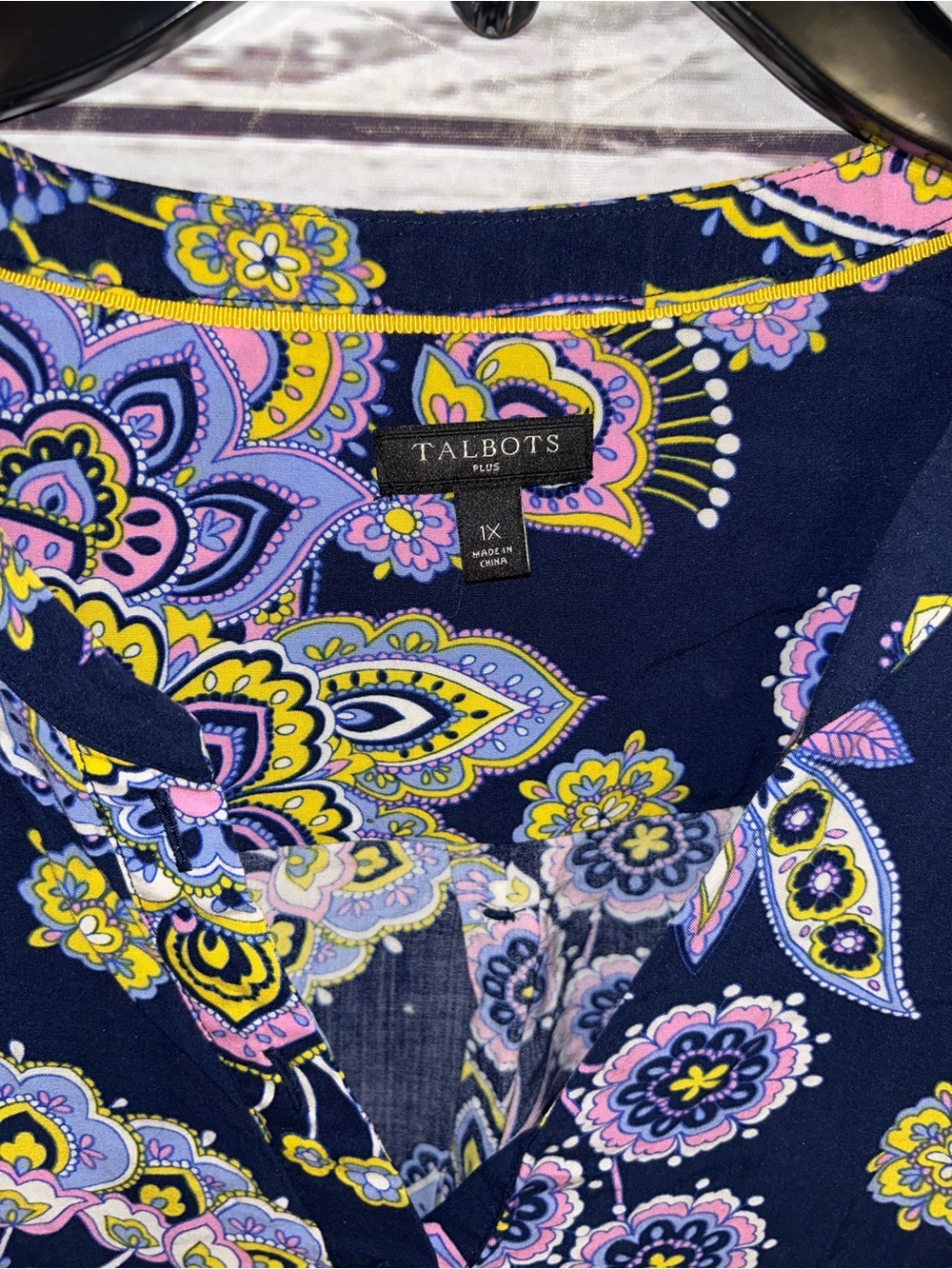 Talbots pattern shirt - Picture 2 of 3